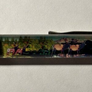 Mount Rainer National Park Floaty Pen Centennial 1899 - 1999 Elk Move Souvenir